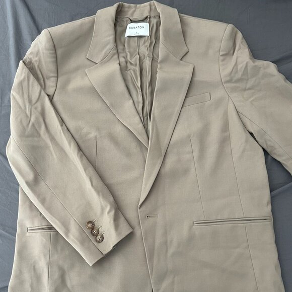 Aritzia babaton tan and cream blazer - Picture 3 of 4